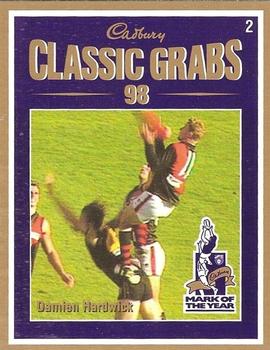 1999 Cadbury Classic Grabs 98 #2 Damien Hardwick Front